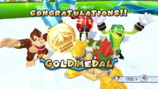 Mario & Sonic At The Winter Olympic Games Wii All Events 1St Place