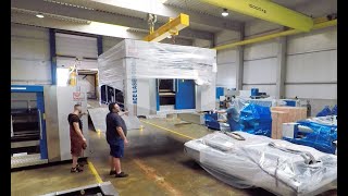 KNUTH Verladung ACE Laser 3015 bei unserem Kunden P&B Maschinenbau GmbH