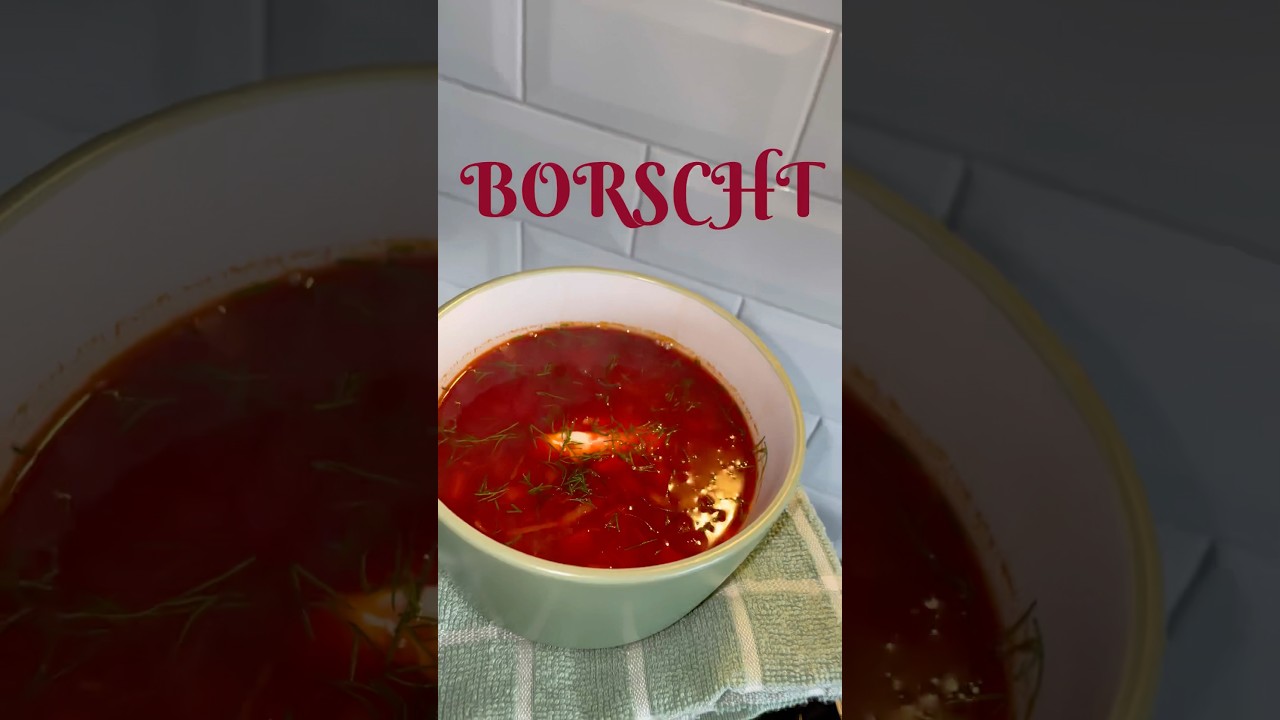 Traditional Ukrainian Borscht 