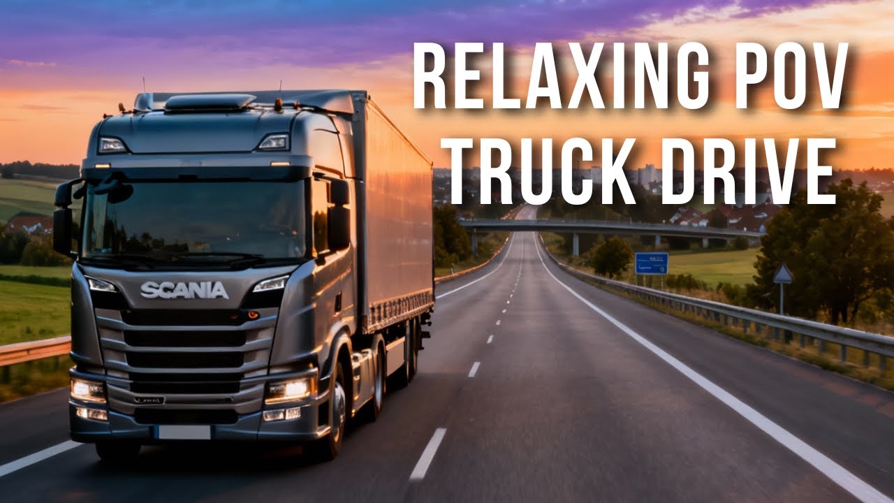 Relaxing POV Truck Drive | Virtual Road Trip with Cabin Ambience (No Commentary) i15 day and Night