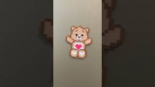 Care Bears | 🔗pixdotz.com | #pixelart #fusebeads #hamabeads #perlerbeads #ironbeads #sanrio #cute