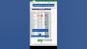 #shorts #excel Excel Show Trends in your data
