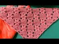 İHTİŞAMLI BİR MODEL✔️ SICACIK YUMUŞACIK ÜÇGEN ŞAL YAPIMI ✔️HOW TO MAKE A WARM AND SOFT CROCHET SHAWL