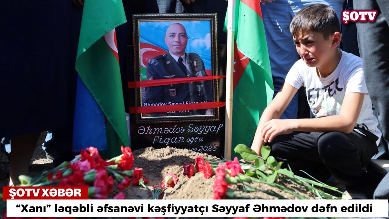 Ağdamlılar Xanı ləqəbli kəşfiyyatçı Səyyaf Əhmədov`u son mənzilə izdihamla yola saldılar