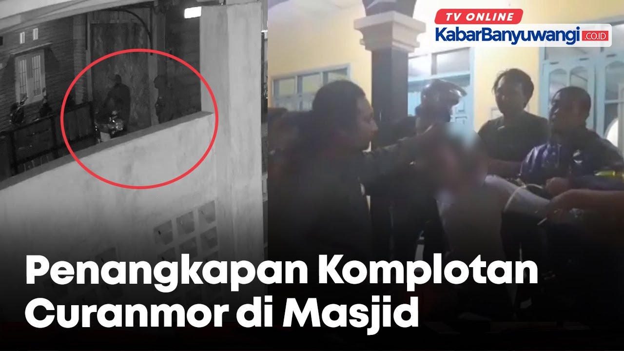 Polresta Banyuwangi Tangkap Komplotan Curanmor di Masjid