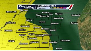 Elijah's Saturday Afternoon Forecast: Severe weather possible Saturday night into early Sunday