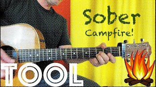 Guitar Lesson: How To Play Sober by Tool - Campfire Edition!