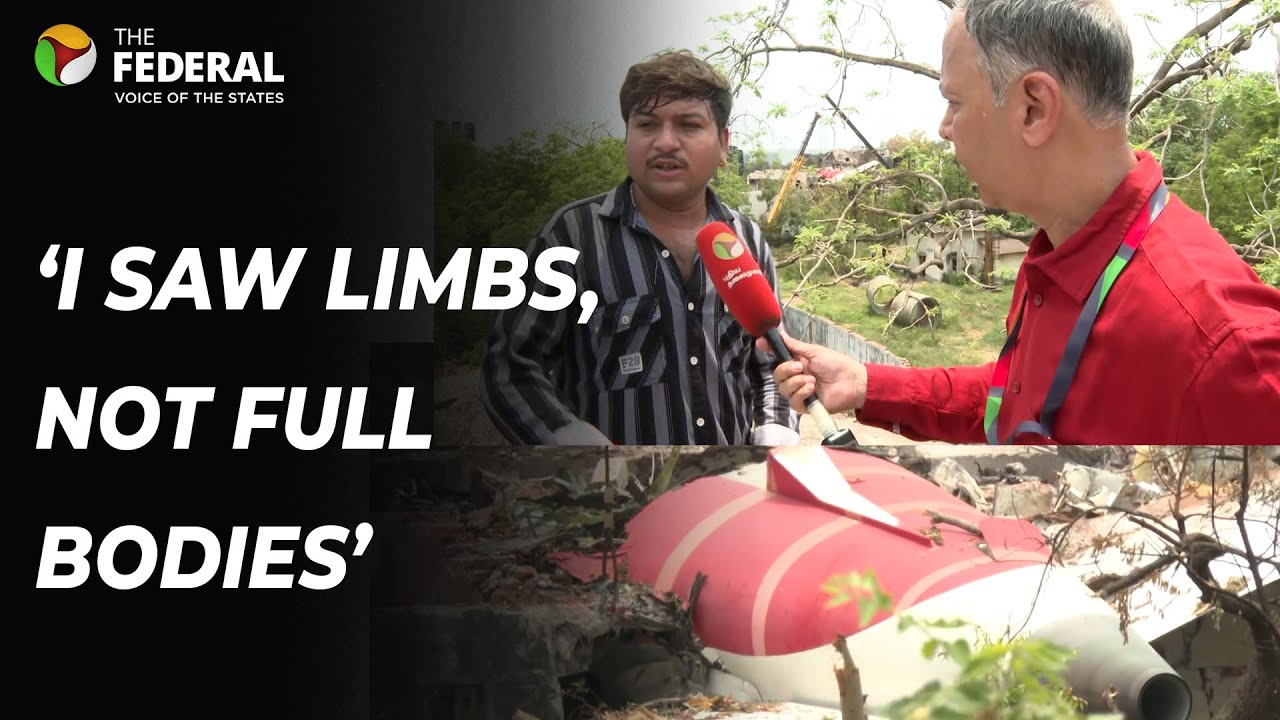 Air India crash eyewitness says, ‘It looked like a bomb blast at first’