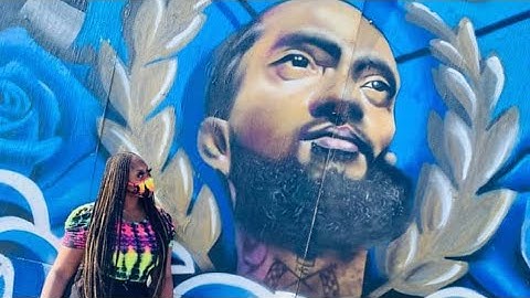 LA TheLyfe goes to ￼Crenshaw to celebrate Nipsey Hussle’s birthday.