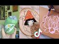 people doing artsy stuff on tiktok compilation