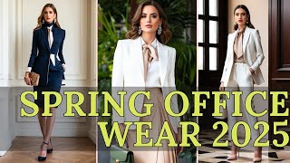Spring Office Wear 2025 | Chic & Professional Business Outfits for a Stylish Work Wardrobe