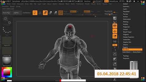 ZBrush Rigging with a Single Subtool(2018)