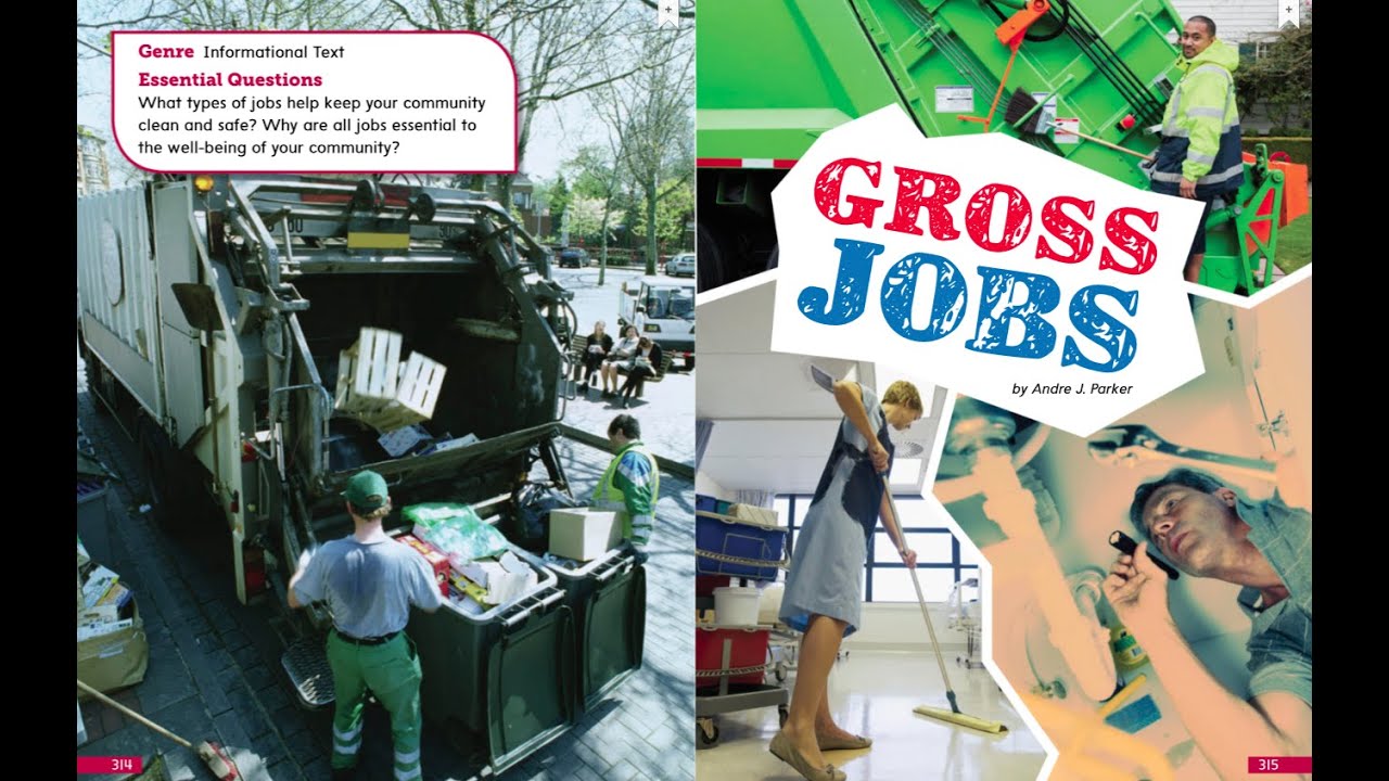 Open Court Reading - Gross Jobs - YouTube
