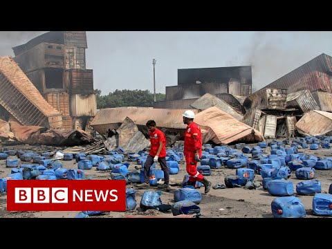 Depot blast in Bangladesh kills nearly 50 people  - BBC News