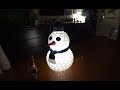 Снеговик из пластиковых стаканчиков | DIY SNOWMAN of CUPS