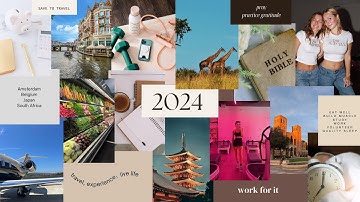 MAKE 2024 YOUR YEAR | goal setting, reflections & vision boards