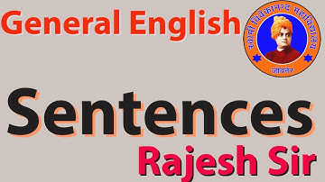 Sentences of B.A & B.Sc-1st UG General English Video Lecture Hindi SVM JOBNER