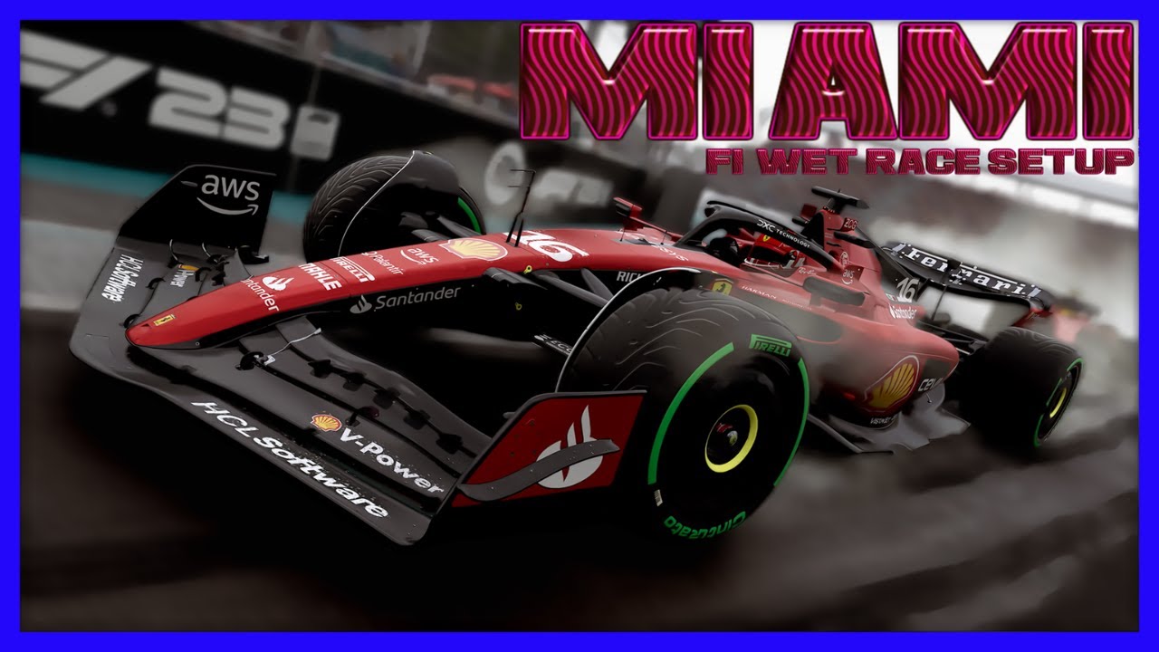 F1 23 Miami Race Setup For Controller (Dry & Wet) – Sim Racing FAQs