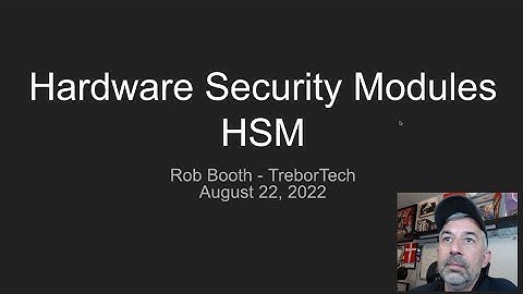 Hardware Security Module intro