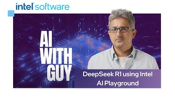 DeepSeek R1 using Intel AI Playground on AI PC | AI with Guy | Intel Software