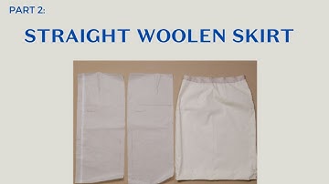 Sew Muslin Skirt Prototype for Fitting