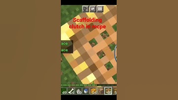 mcpe scaffolding clutch (no spam click)