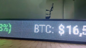 Led ticker