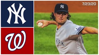 New York Yankees @ Washington Nationals | Opening Day Highlights | 7/23/20