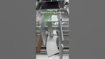 Paper cup digital printing machine, onepass inkjet printer, import pictures to print color patterns.