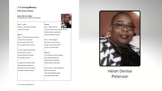 In Loving Memory of Helen Peterson | A Beautiful Tribute to a Life of Faith & Impact