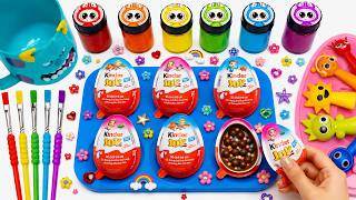 Satisfying Video 🌈 How I Make Kinder Joy Chocolate Surprise with Mixing Colorful Slime & Sprunki Toy