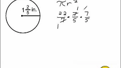 Using 22/7 For Pi When Finding The Area Of A Circle