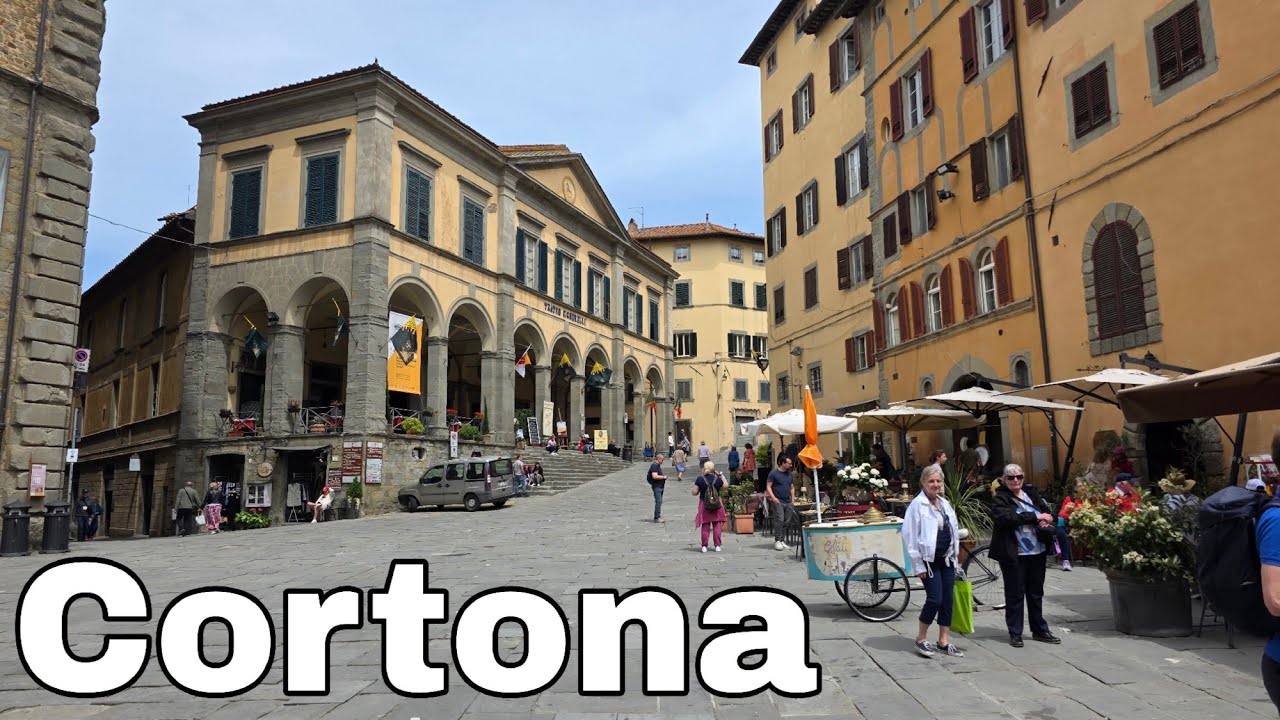 🇮🇹 Cortona Italy 🇮🇹 walk Tour 4k 60 Fps UHD 2025 🇪🇺 the Best city 📍Cortona
