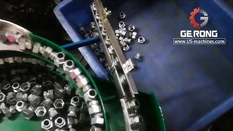 Screw nuts bolt automatic vibrating sorting counting feeding bowl machine