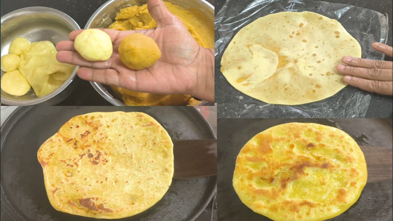 ఉగాది స్పెషల్ నేతి బొబ్బట్లు కొత్తగా చేసే వాళ్లకు కూడా చాలా ఈజీగా 😋Neti bobbatlu@HAPPYRECIPES 👍