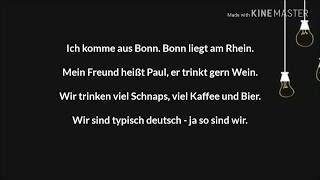 Video thumbnail of "Ich komme aus Bonn + Lyrics"