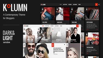 Kolumn - A Contemporary Theme for Bloggers | Themeforest Website Templates and Themes