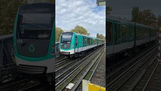 #Trenes de #Linea2 del #Metro de #paris #francia #Ligne2 #France