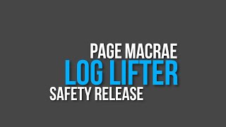 Page Macrae Engineering - Log Lifter Safety Release