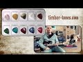 Timber tones  shell and stone picks compared
