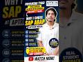 APTRON Noida Feedback | SAP ABAP Training in Noida | Priyanshu Tyagi Review | SAP Placement