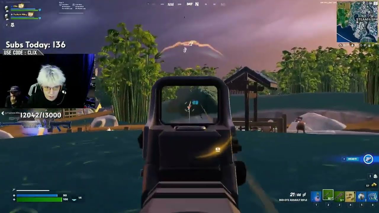 Bugha vs Clix at LAN Again (Dreamhack No-Build)