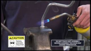 How to Repair an Air Conditioning Hose Assembly: Step 3 Braze and Buff