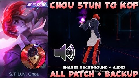 CHOU STUN TO KOF SKIN SCRIPT || FULL BACKGROUND + BACKUP FILE || IORI YAGAMI SCRIPT
