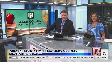 Wake County Schools in need of special education teachers