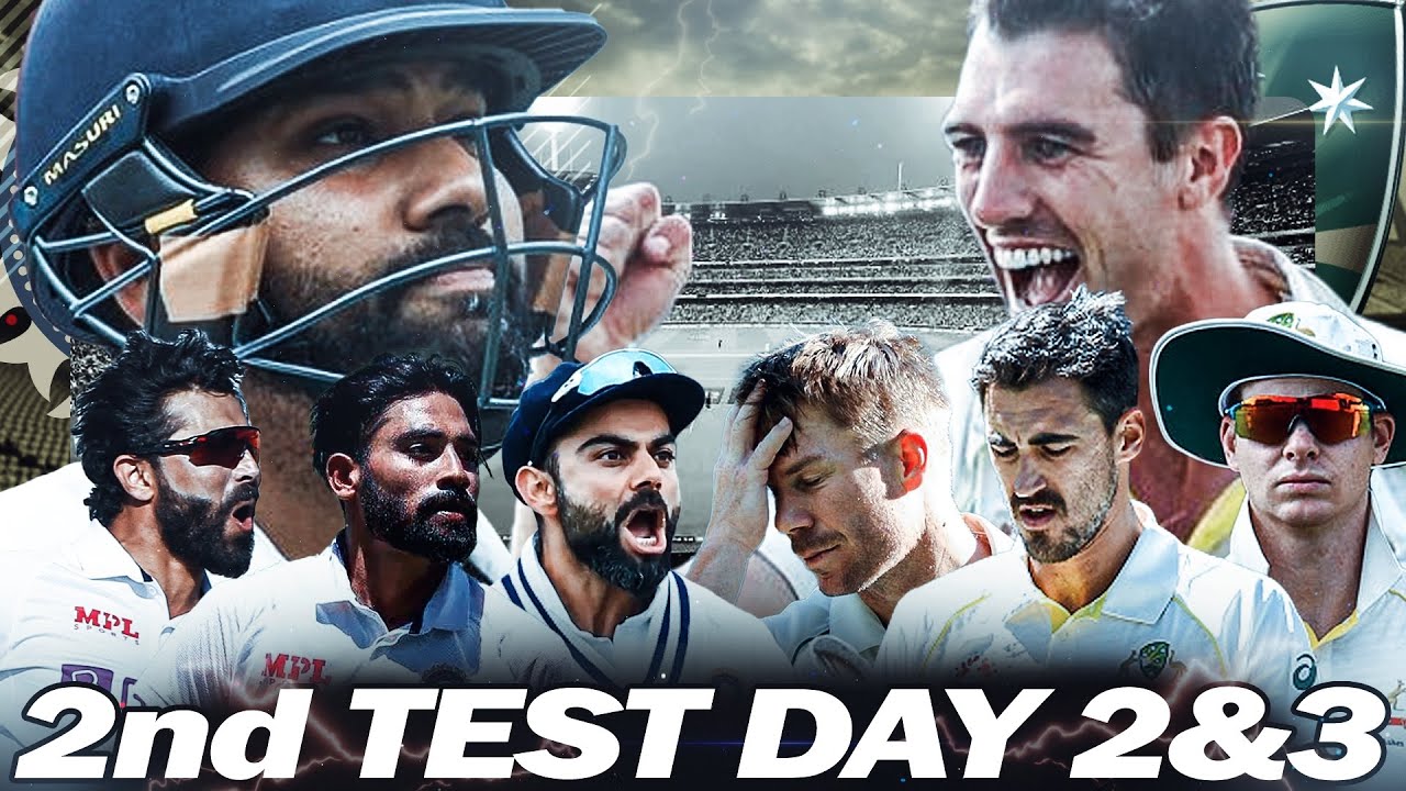 India vs Australia 2nd TEST Day 3 || Live Match 2023 || ind vs aus 2nd ...