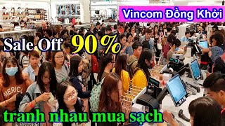 Đi Vincom Đồng Khởi: Sale Off 90% dạo quanh H&M ZARA
