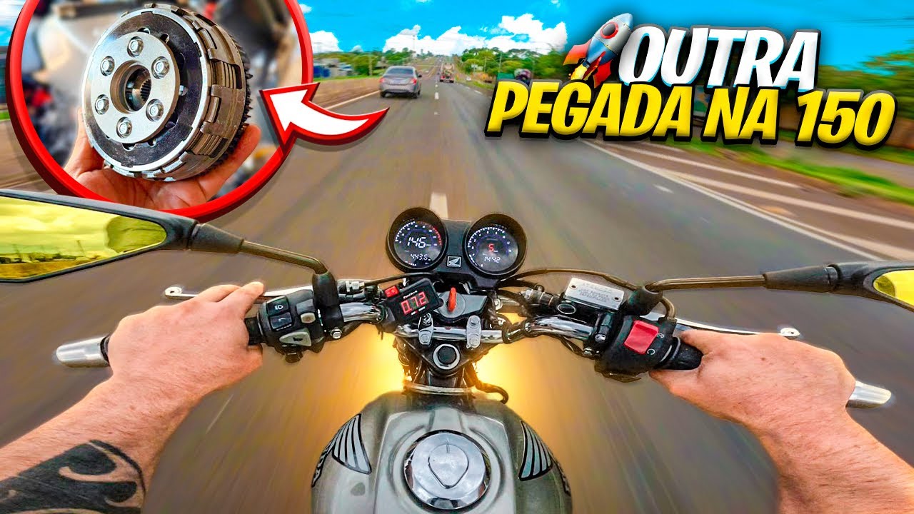 TESTEI A EMBREAGEM DE ALTA PERFORMANCE DA TITAN 150 4mm NA PRÁTICA 🔥