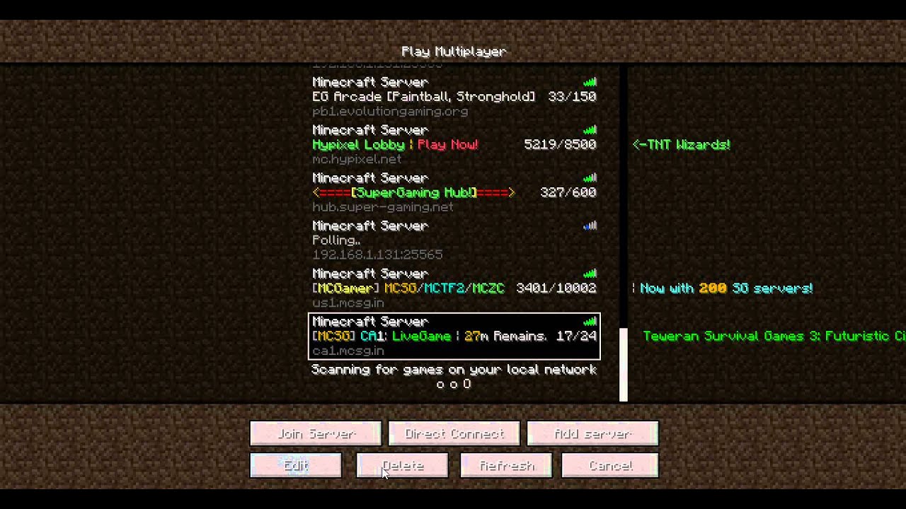 Server Is Not Ready. Please Try Again Later How to get in mcsg servers easily - YouTube