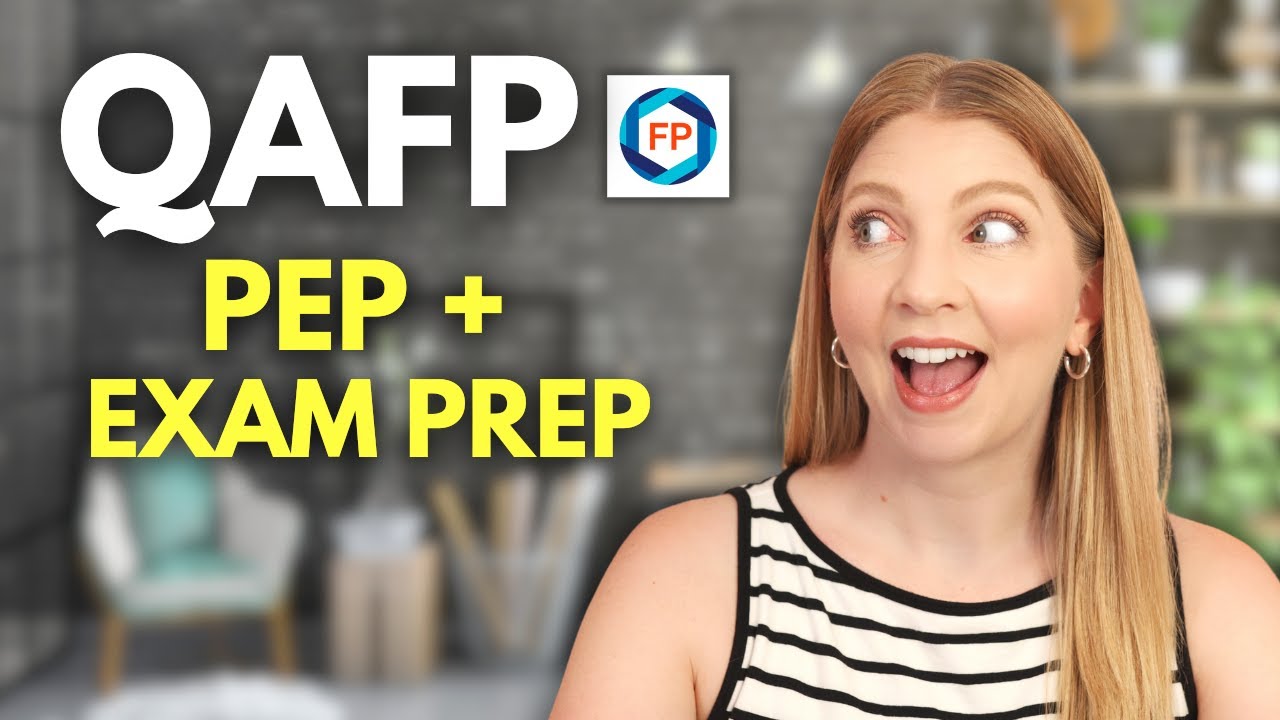 Qualified Associate Financial Planner (QAFP) Professional Education Program (PEP) + Exam Prep